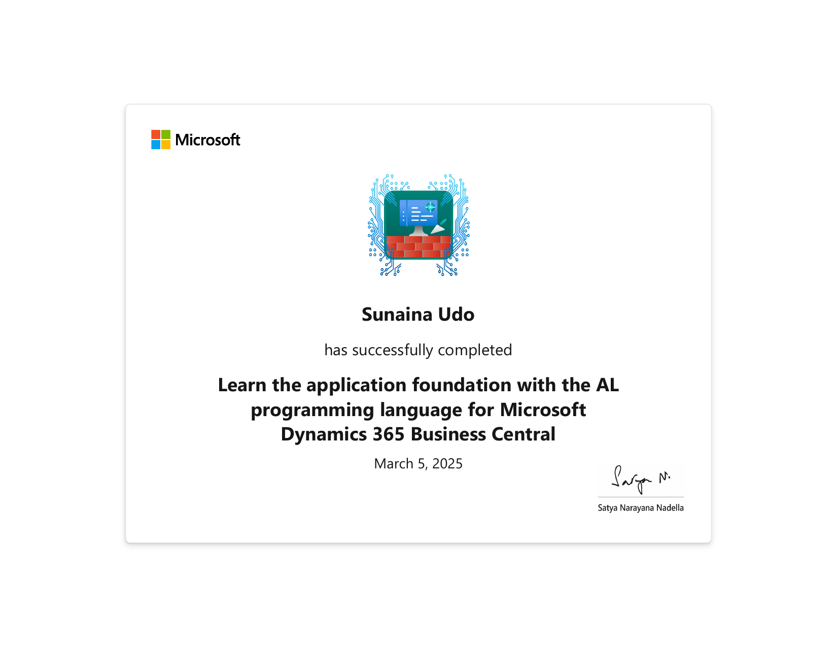 Business Central AL Programming Language credential